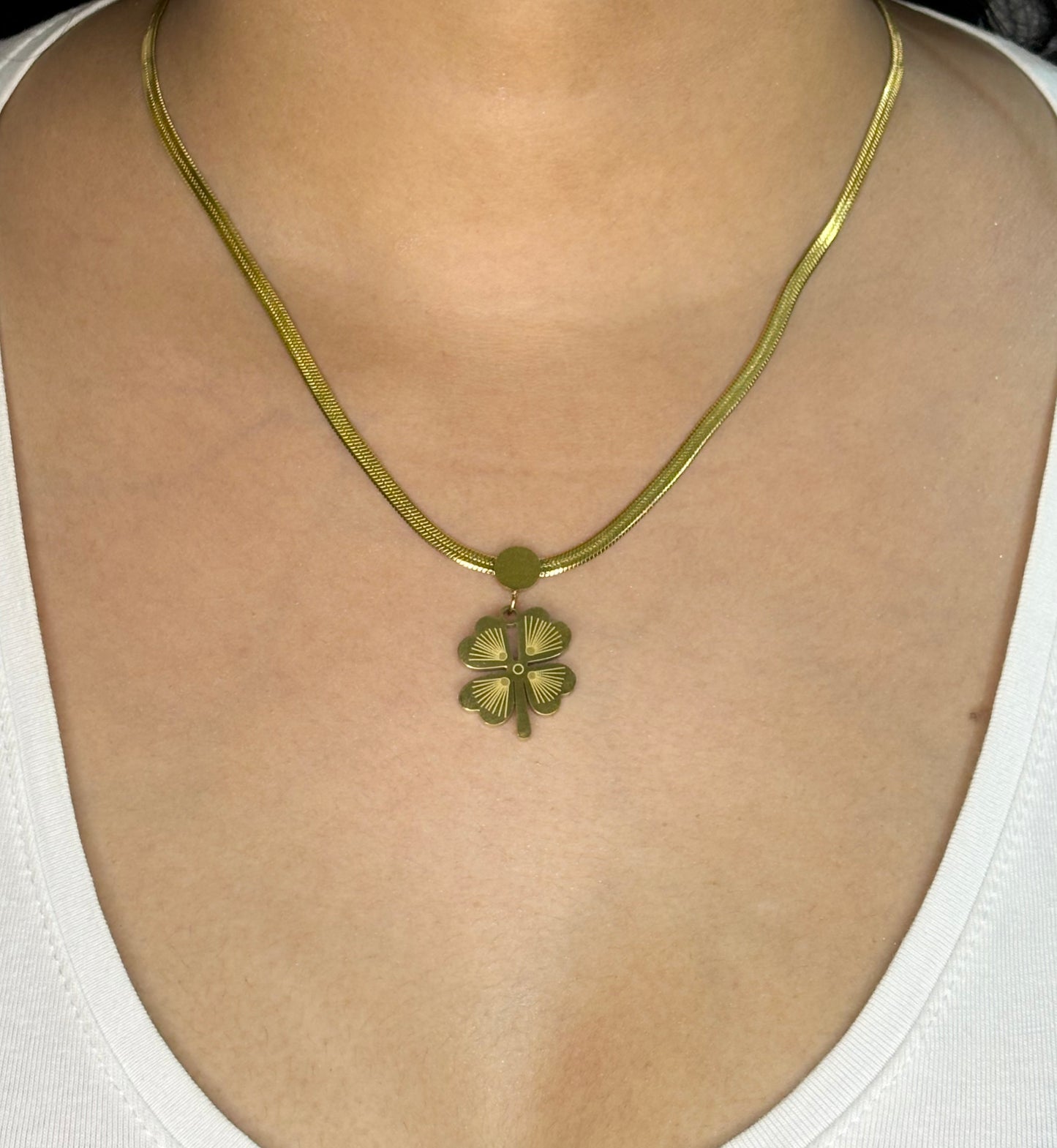 Golden Bloom Anti-tarnish Necklace