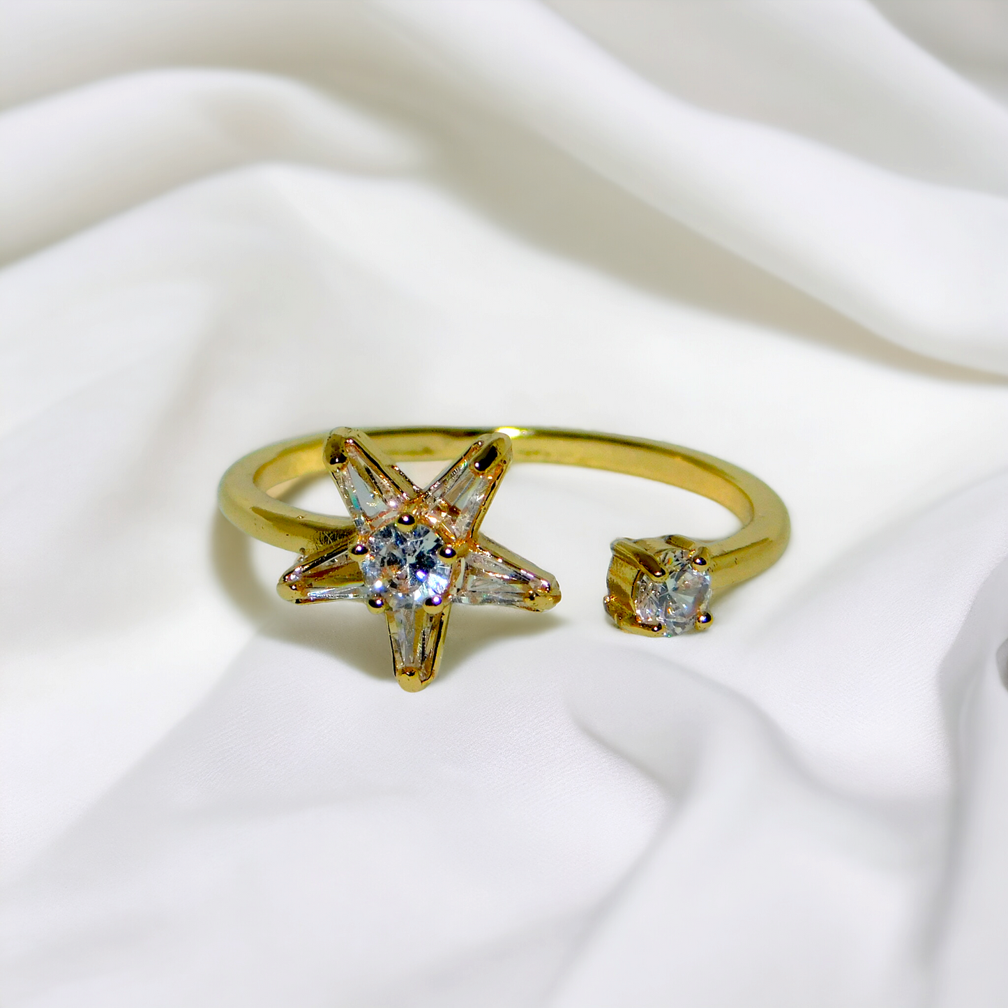 Celestial Starbust Anti-tarnish Ring