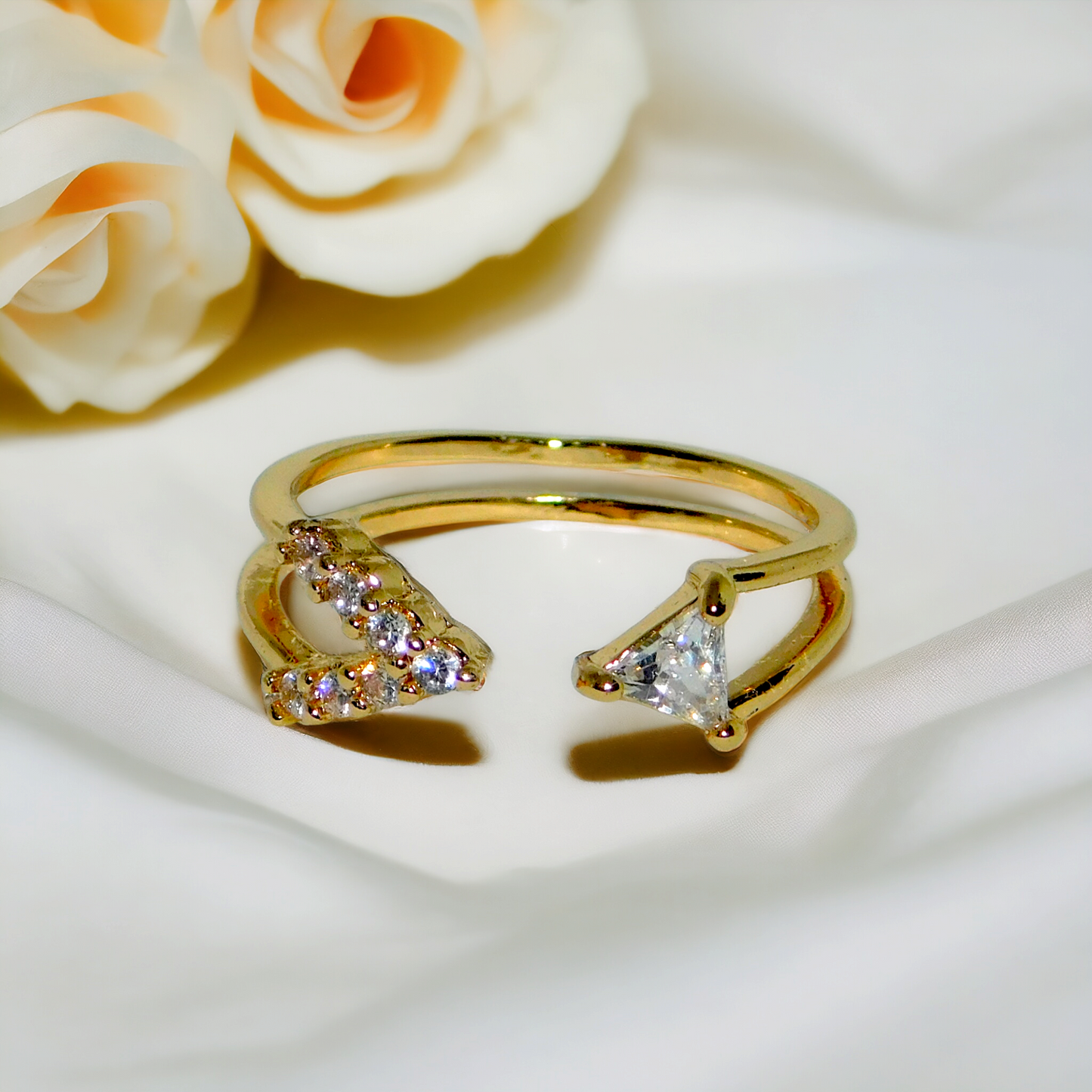 Twin spark adjustable ring