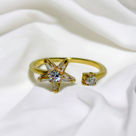 Celestial Starbust Anti-tarnish Ring